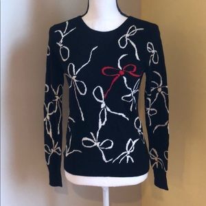 Ann Taylor Christmas Bow Sweater.